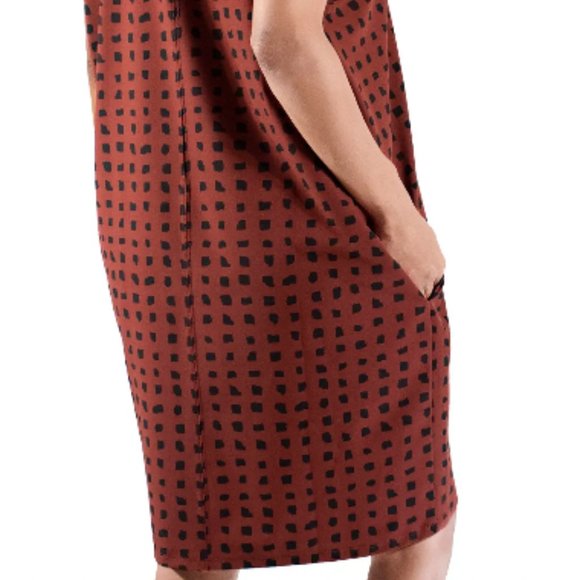 INGRID & ISABEL Everywhere Abstract Print Maternity Tunic Dress Size M 8/10 - Picture 2 of 7